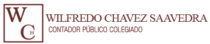 Estudio contable del CPC Wilfredo Chávez Saavedra Logo